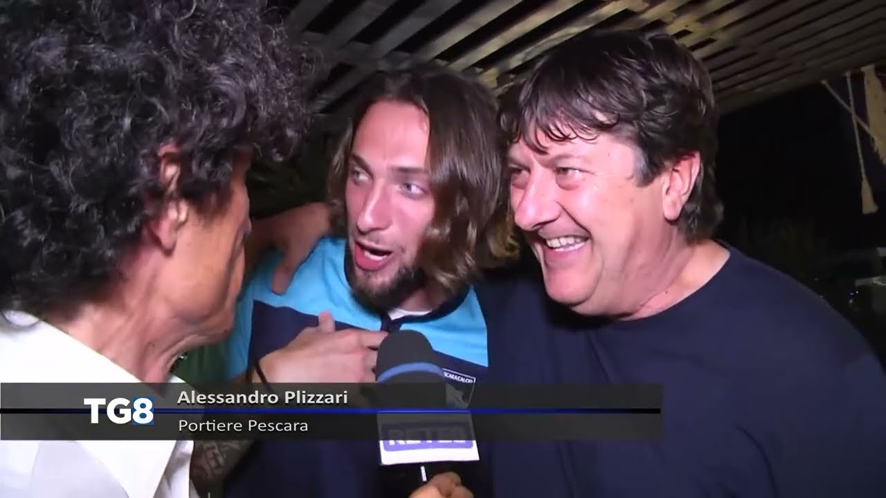 Pescara Calcio - Alla festa la gioia di  Sebastiani e Plizzari