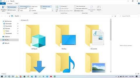 How to Change Icon View in File Explorer