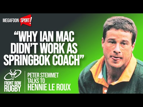 Rugby: Why Kitch Christie worked - and Ian Mac didn't! #frontrowrugby