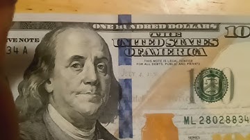 $100 w/serial number errors