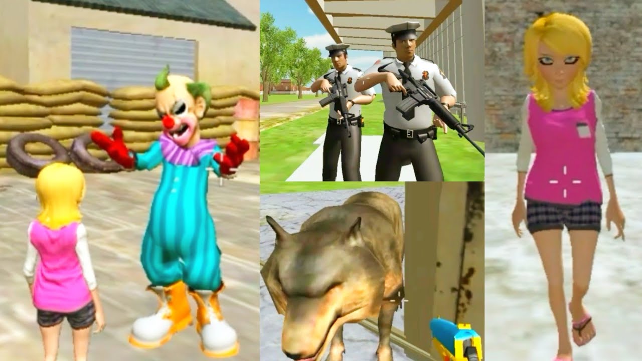 Freaky Creepy Clown full gameplay (animations are laggy)