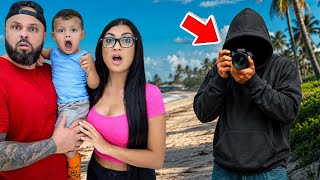 STALKER FOLLOWED US TO THE BEACH!