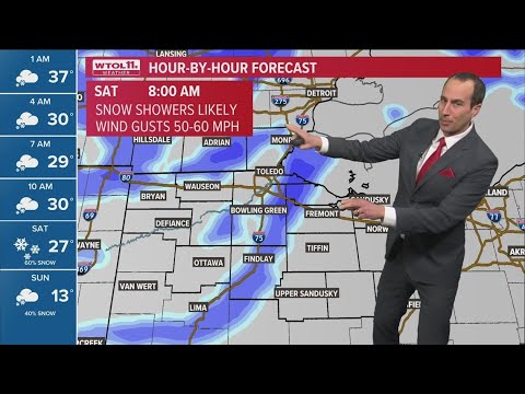 ALERT DAY continues Saturday with strong winds, snow showers | WTOL 11 Weather