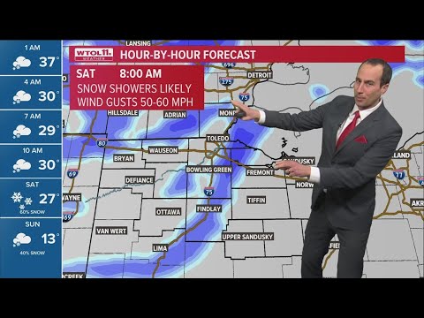 ALERT DAY continues Saturday with strong winds, snow showers | WTOL 11 ...
