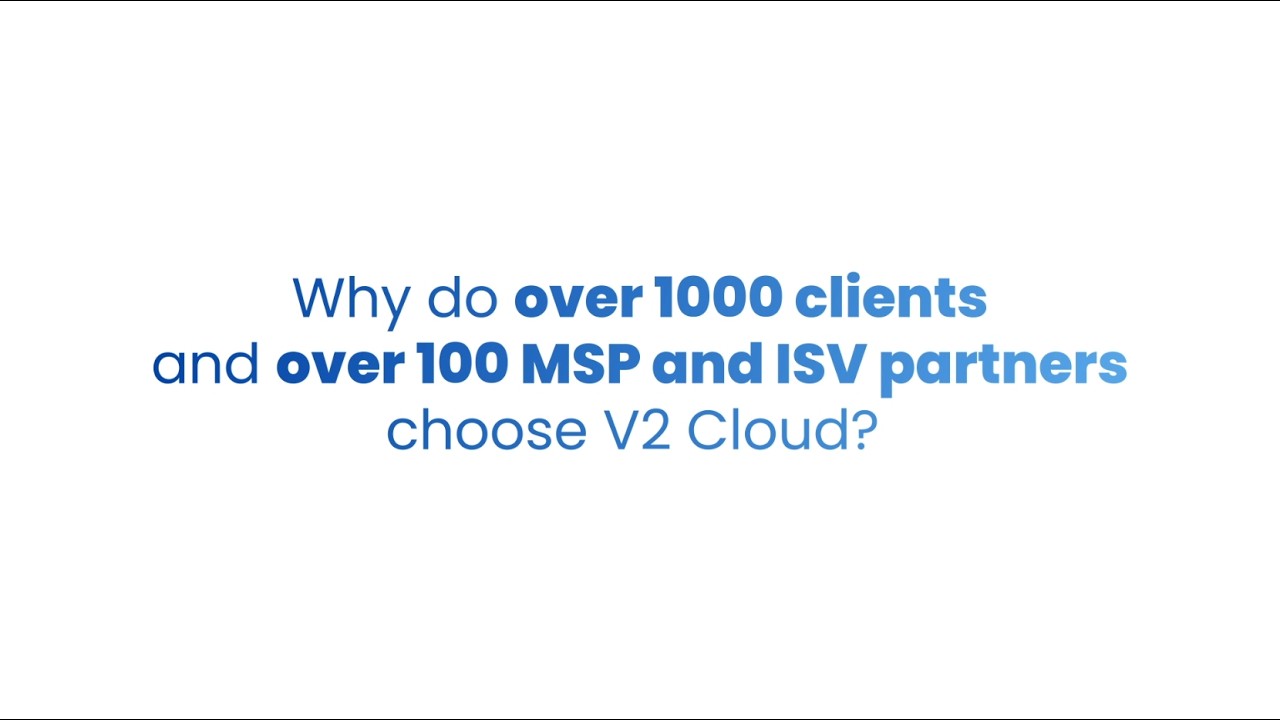 What Is Virtual Cloud Computing? | V2 Cloud Explainer for MSPs (2026 ...