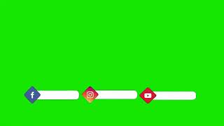 Facebook, Instagram,YouTube green screen effect