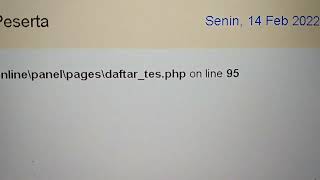 Peasan Kesalahan : Invalid Numeric Literal