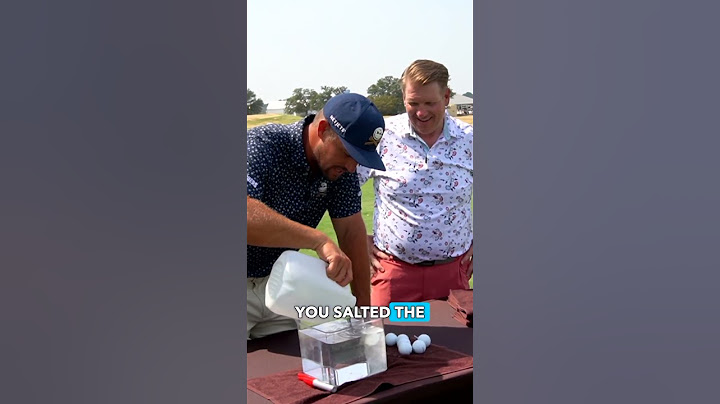 Why Bryson Dechambeau Soaks His Golf Balls