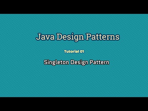 Java Design Patterns : 01 Singleton Design Pattern