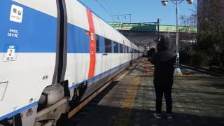 KTX 414열차 (진주-서울) 밀양역 접근 및 정차영상
