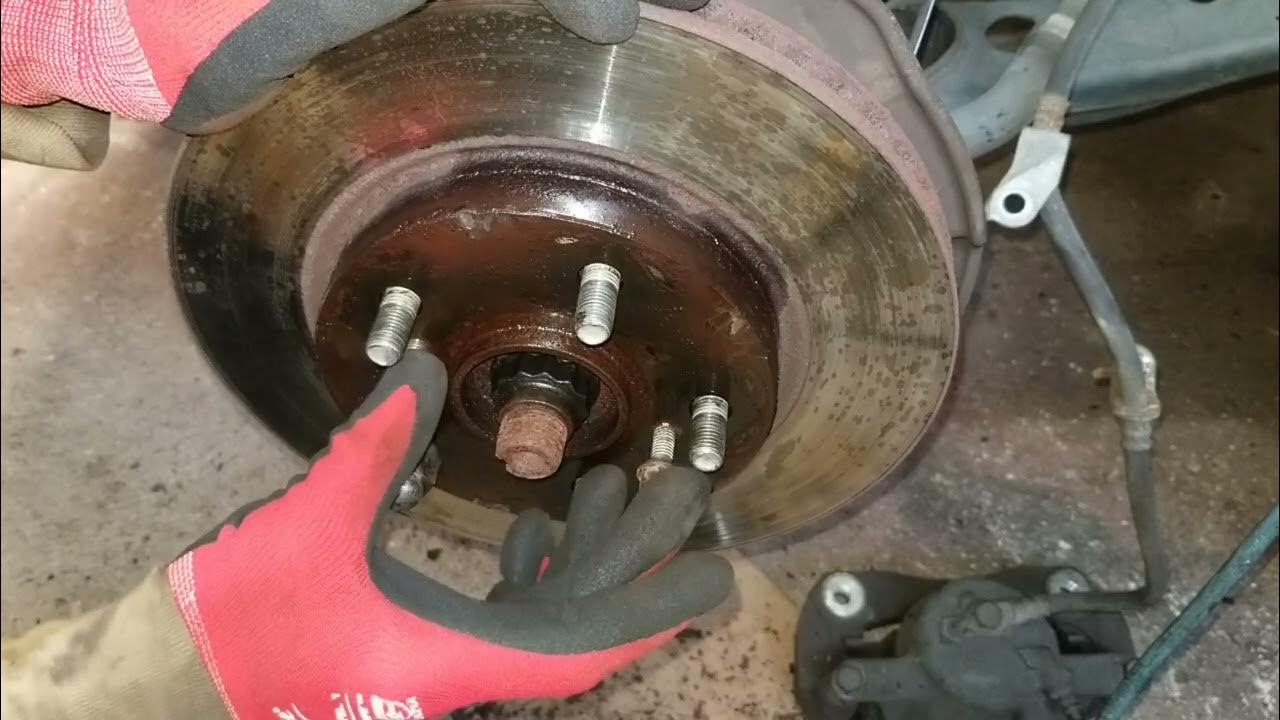 How To Remove Stuck Brake Rotor YouTube