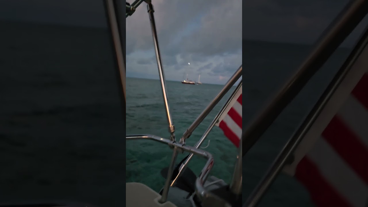 ⁣Today's the day for us to arrive in Georgetown, Bahamas on Salty Abandon:  Tuxey, Mango and me