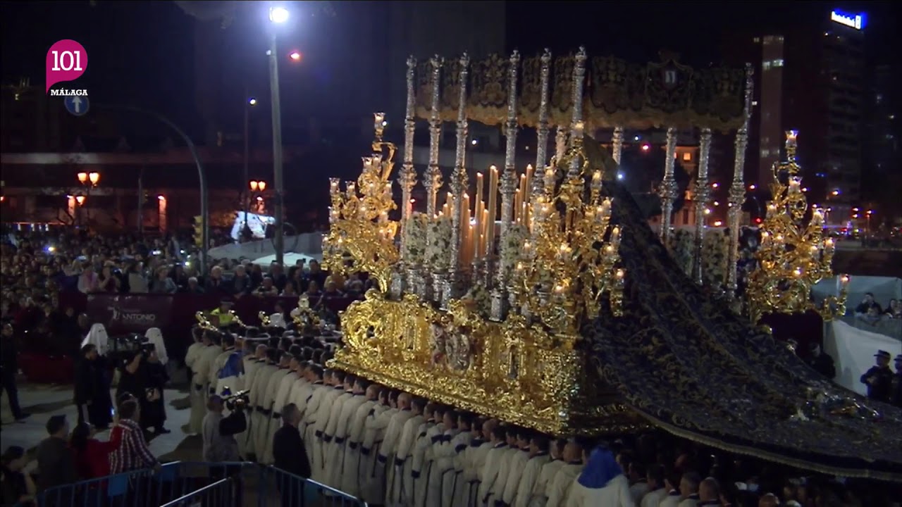 Semana Santa Málaga | Virgen de la Paloma por la Alameda Principal | 101 Televisión