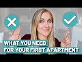 What You Need and What You Don't for Your First Apartment | Buying Tips
