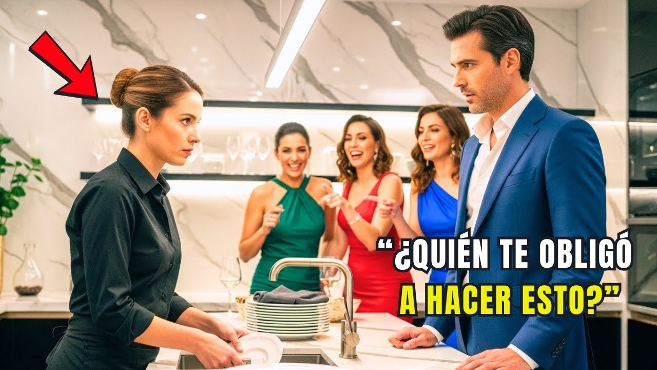 La Forzaron A Fregar Platos En La Gala Sin Saber Que Su Esposo Millonario Era El Dueño Del Palac