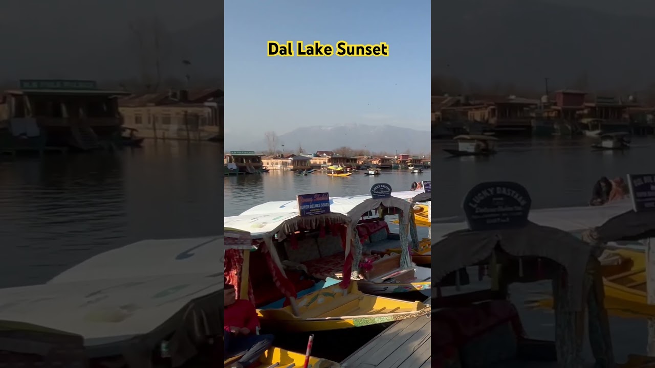 Sunset at Dal Lake || Travel with Arif 