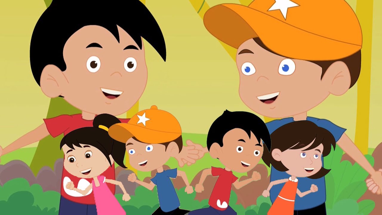 для самых маленьких мультфильм RINGA RINGA розы | Дети танцуют | детские видео | Kids Play Song | Ringa Ringa Roses | Nursery Songs