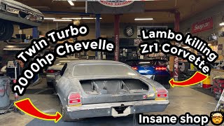 2000hp Chevelle, 1000hp 2019 Corvette Zr1, 1962 Impala wagon, 1970 & a 1975 Impalas. What a day