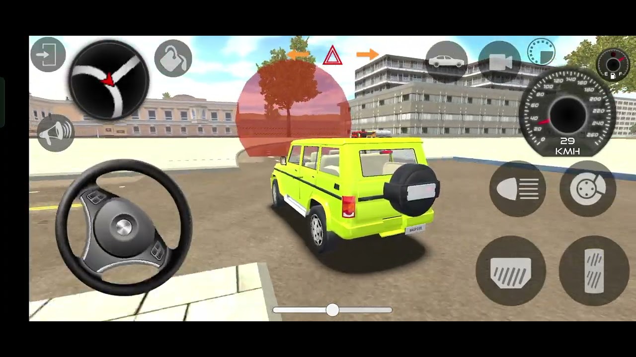Indian Car Simulator 4D Mahindra Bolero Car wala game Magpiee