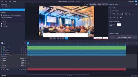 Basic CasparCG HTML template tutorial with Loopic