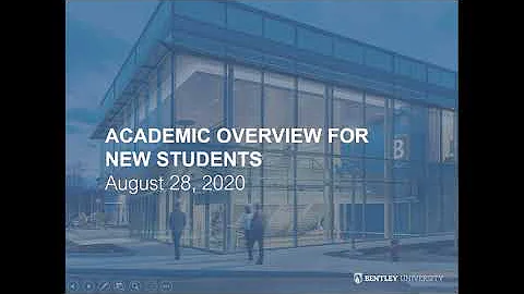 Virtual New Student Orientation | First Year Academic Overview