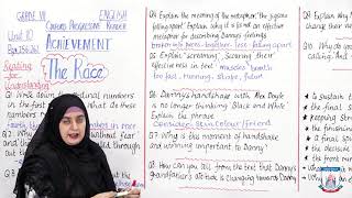 Class 7 - English - Unit 10 - Lecture 56 - The Race - Allied Schools