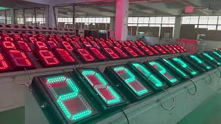 Red green pedestrian traffic light wireless control signal light