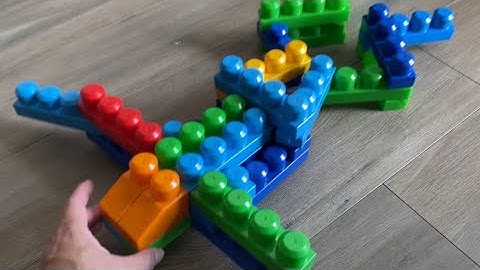ASMR Toys - Leap into fun: Building a Frog with Mega Bloks First Builders