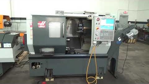 Haas ST-10 CNC Turning Center with Haas Servobar 300 Magazine Barfeeder