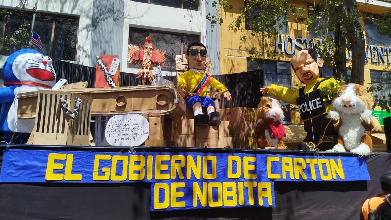 Festival de Años Viejos 2025 en Quito- Ecuador /  Av. Amazonas 