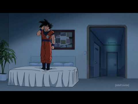 Goku's instant transmission to Bulma's Bedroom English Dub