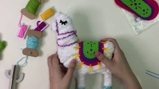 Make Your Own Llama Doll with 4M
