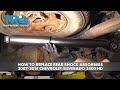 How to Replace Rear Shock Absorbers 2007-2014 Chevrolet Silverado 2500 HD