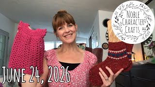 June 24, 2026 - Cottage Hearts Socks, The Littles Socks, Newborn Summer Dress, Rose Bonnet