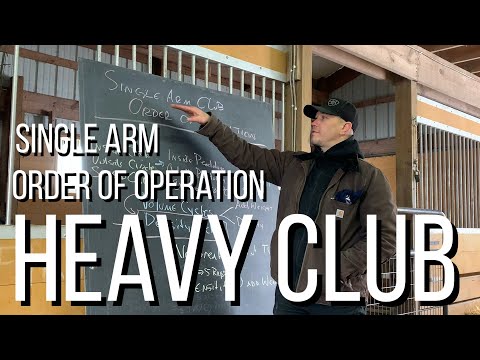 Single Arm Heavy Club / Steel Club - order of operation - general training overview