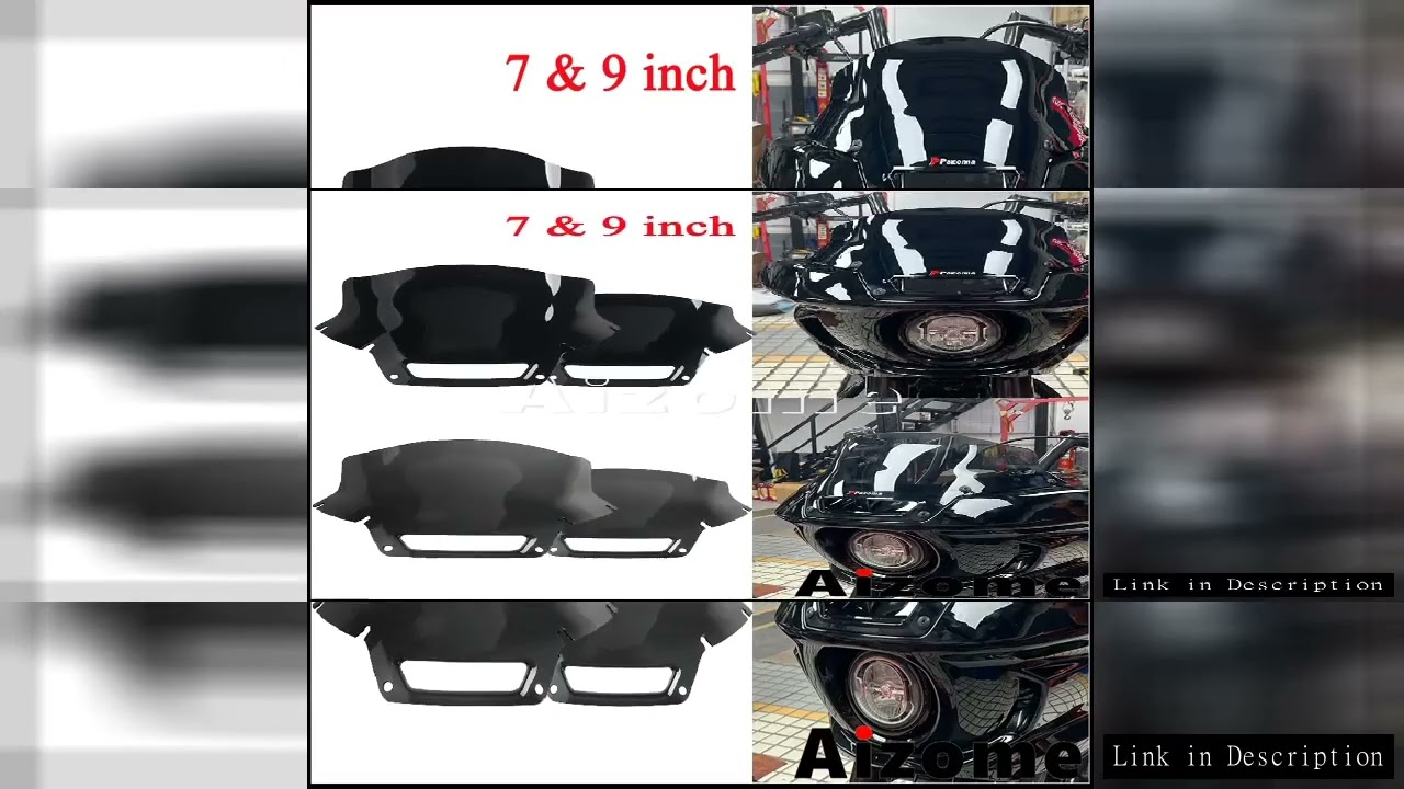 Motorcycle Fairing Windshield For Harley Softail Low Rider ST El Diablo FXRST 22-24 Motorbike Front