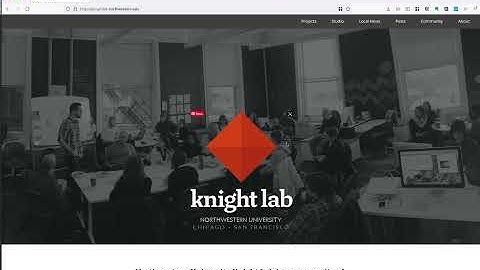 Introducing Knight Lab Tools