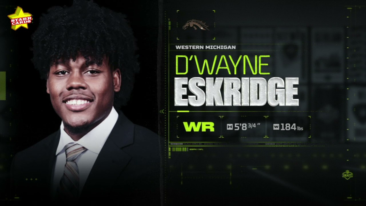 D'Wayne Eskridge college highlights NFL Draft — Seattle Seahawks Round