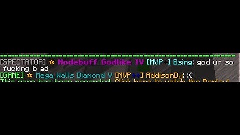 #1 nodebuff player on hypixel (Bsing) gets slain in mega walls duels (ez)
