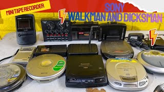 Pearicorder S801Sony Aiwa Panasonic Philips dicksman walkman mini tape recorder
