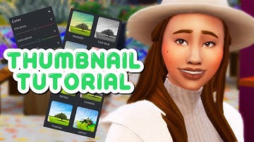 HOW I MAKE MY THUMBNAILS + FREE PHOTO EDITOR! 🤩 | Sims 4 Thumbnail Tutorial 2020