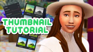 HOW I MAKE MY THUMBNAILS + FREE PHOTO EDITOR! 🤩 | Sims 4 Thumbnail Tutorial 2020