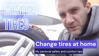 12 DIY Tips for Changing Winter Tires Safely at Home | Save Money & Drive Safe