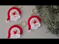 Kolay Tığ İşi Noel Baba Anahtarlık Yapılışı - How to Crochet Christmas Santa Keychain