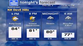 XL Sim - Kill Devil Hills, NC - 7-3-14 - 12:08pm (Hurricane Arthur)
