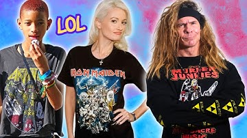 Celebs in Metal Shirts (What Nobody Realizes 😂)