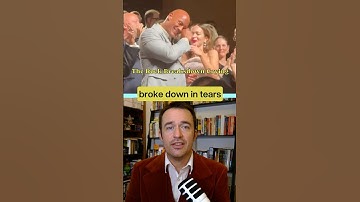 The Rock Bursts Into Tears During 15 Minute Standing Ovation #shorts