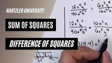 Sum and Difference of Squares