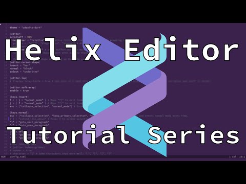 Helix Editor Tutorial 32 -  Interacting with the shell