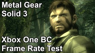 Metal Gear Solid 3 Xbox One X vs Xbox One vs Xbox 360 Backwards Compatibility Frame Rate Comparison